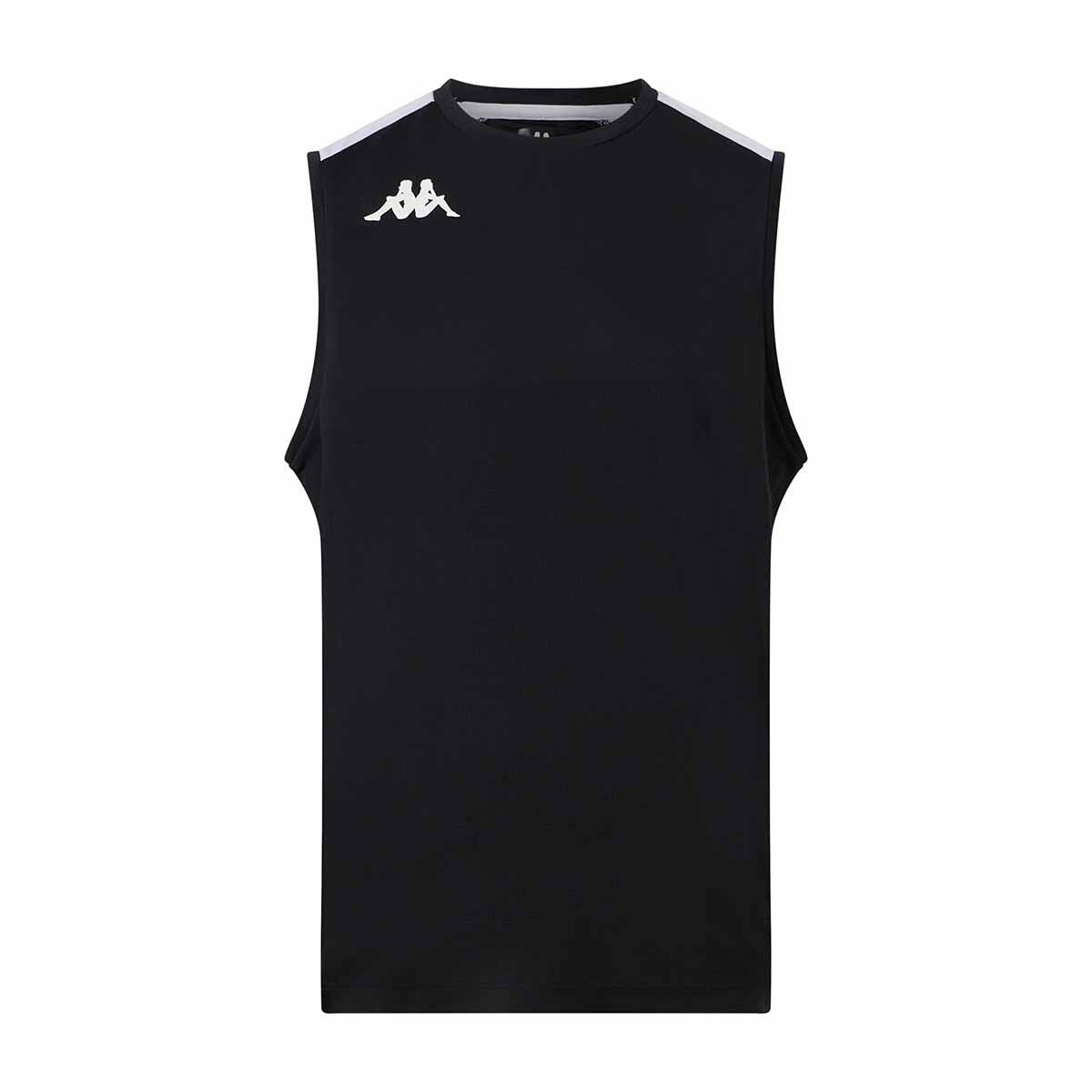 Kappa - Débardeur Multisports Homme Lebbio Noir - Débardeur - Noir - Decathlon