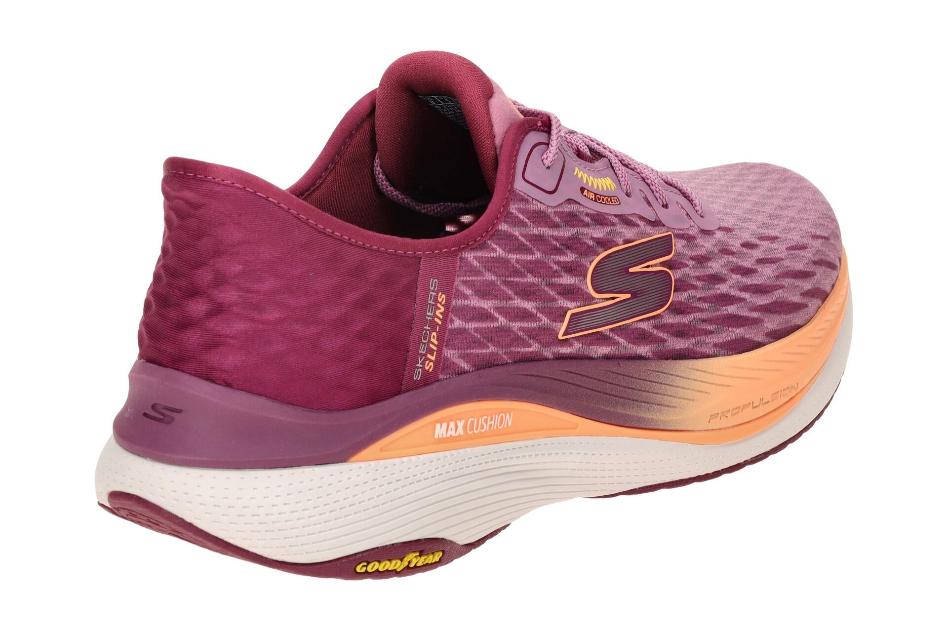 Skechers MAX CUSHIONING Schuhe rot pink Slip-Ins 128905 4/7