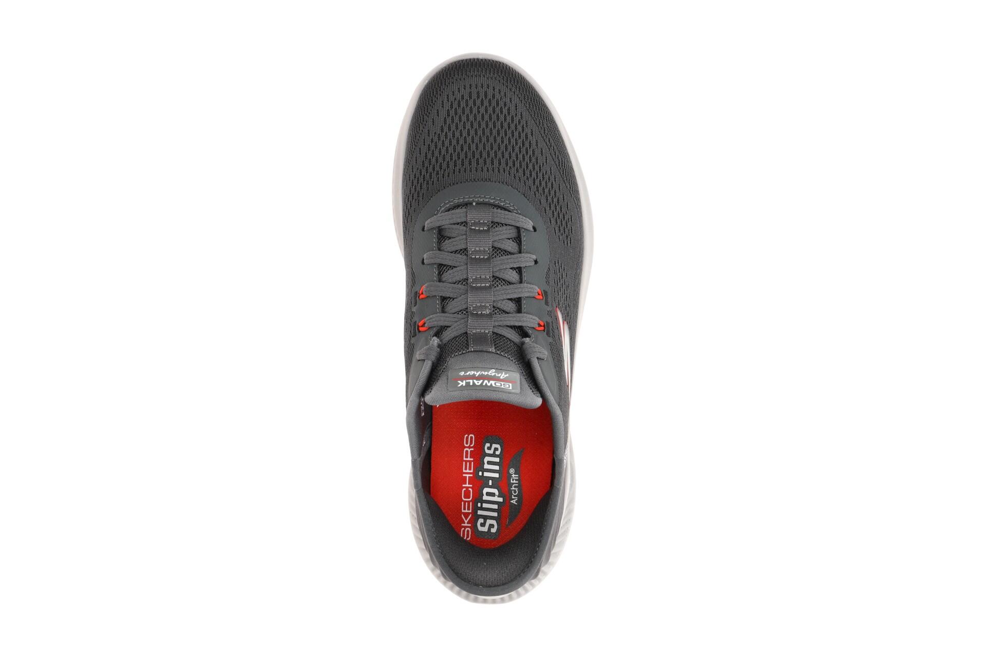 Skechers Go Walk Anywhere Schuhe grau ArchFit Slip-Ins 216314 6/7