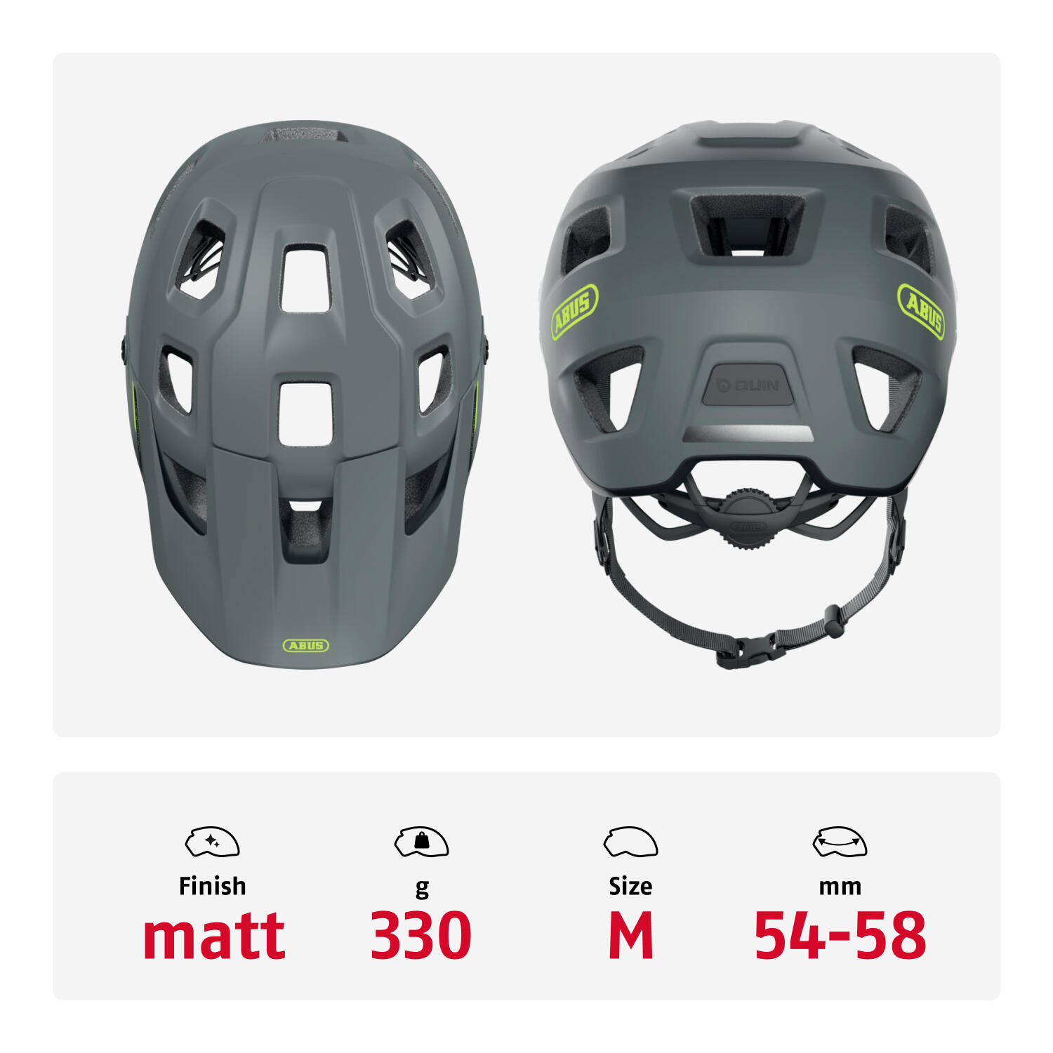 Casque de vélo "Modrop" gris 4/7