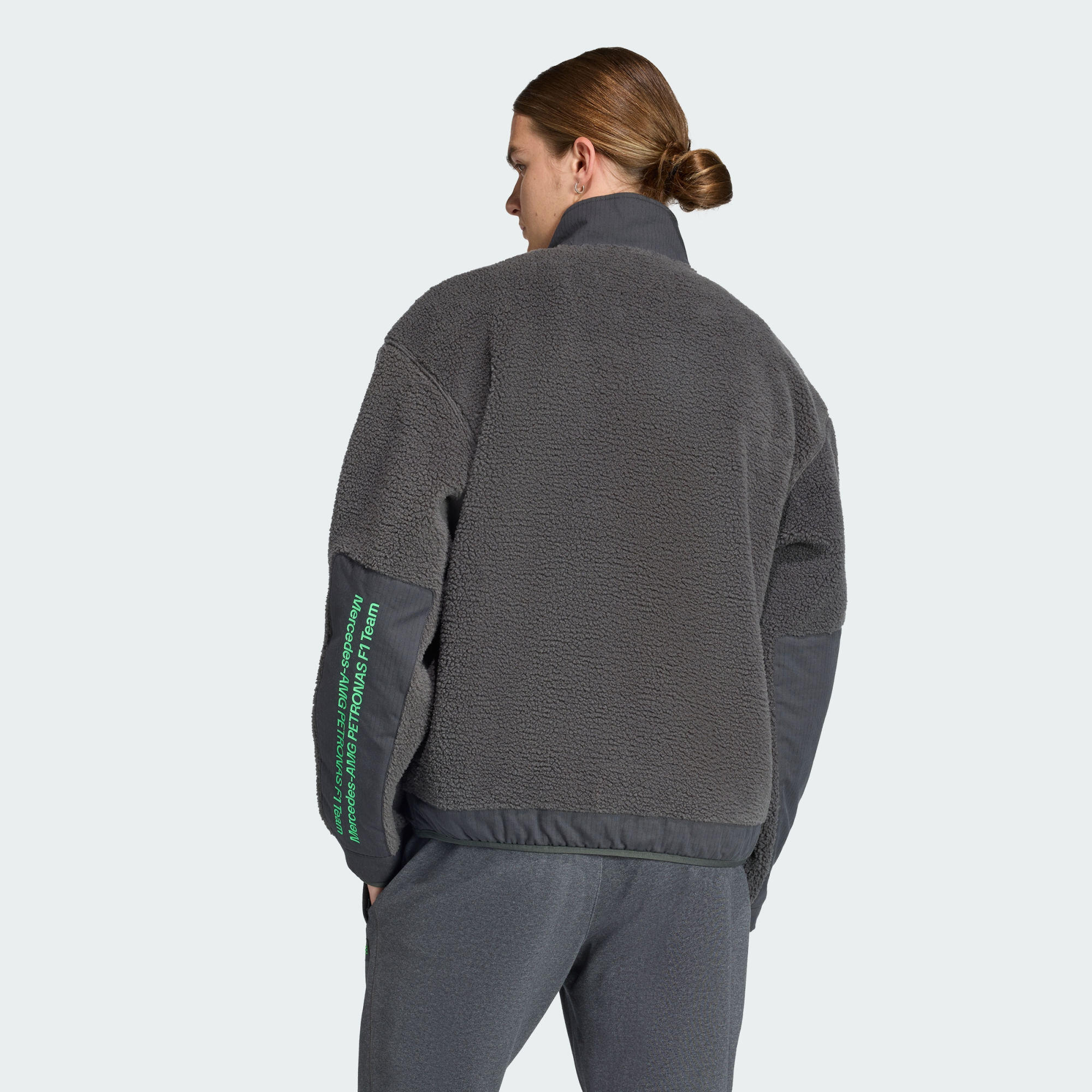 Camisola de Meio-Fecho em Fleece Premium da Mercedes - AMG Petronas Formula One 3/5