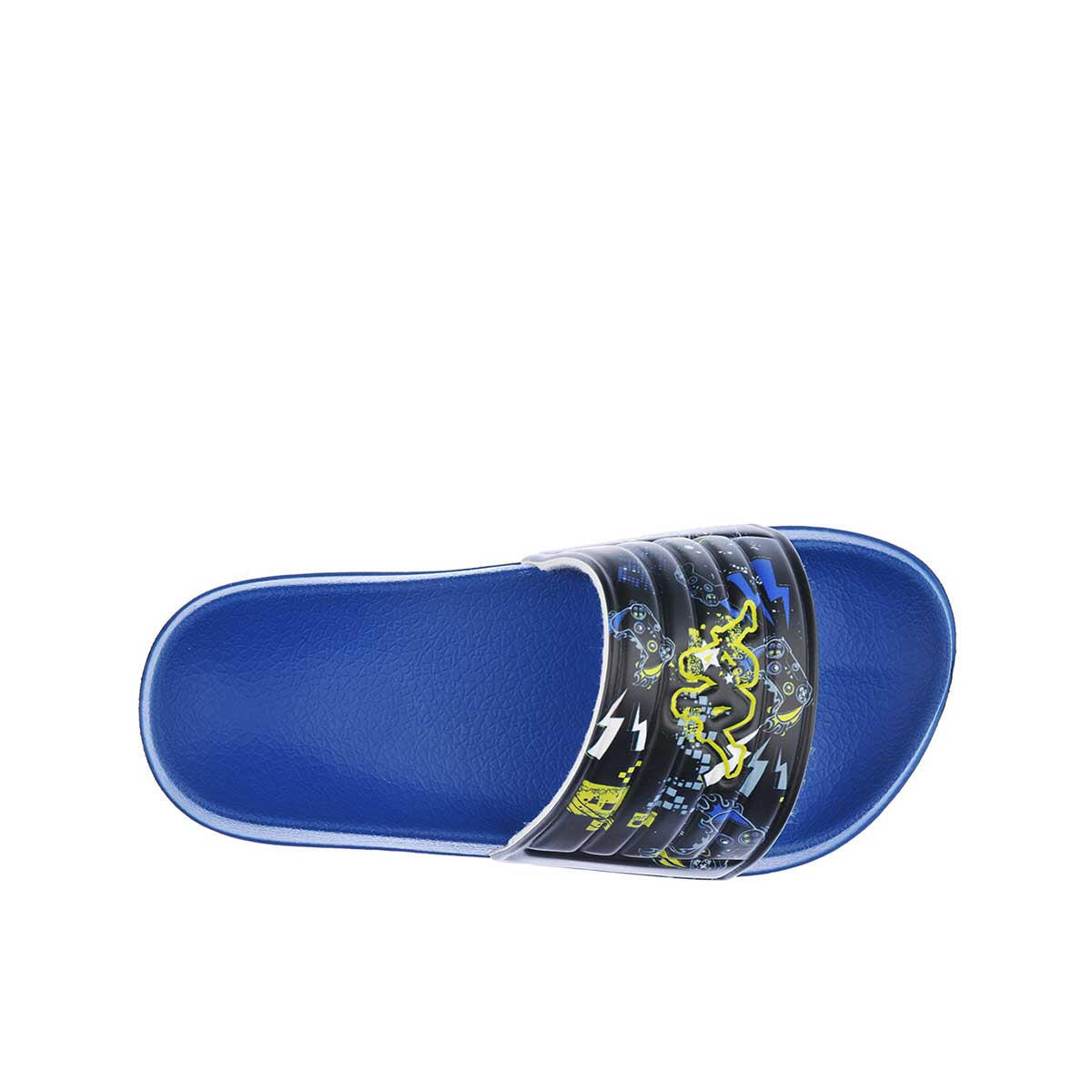 Claquettes garçon Logo Sartwo 2 bleu 5/6