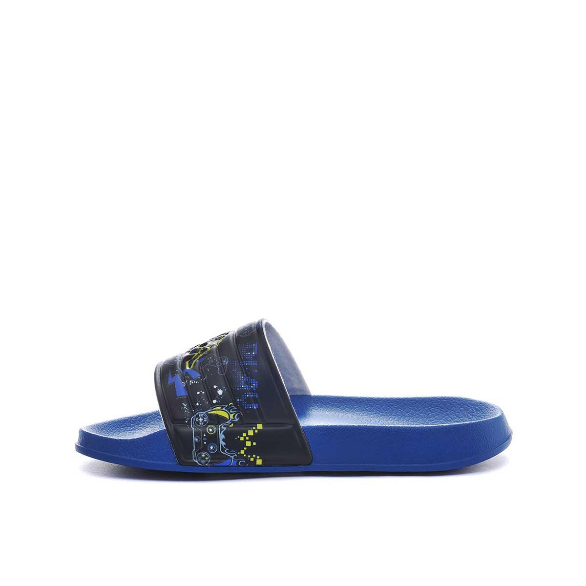 Claquettes garçon Logo Sartwo 2 bleu 4/6