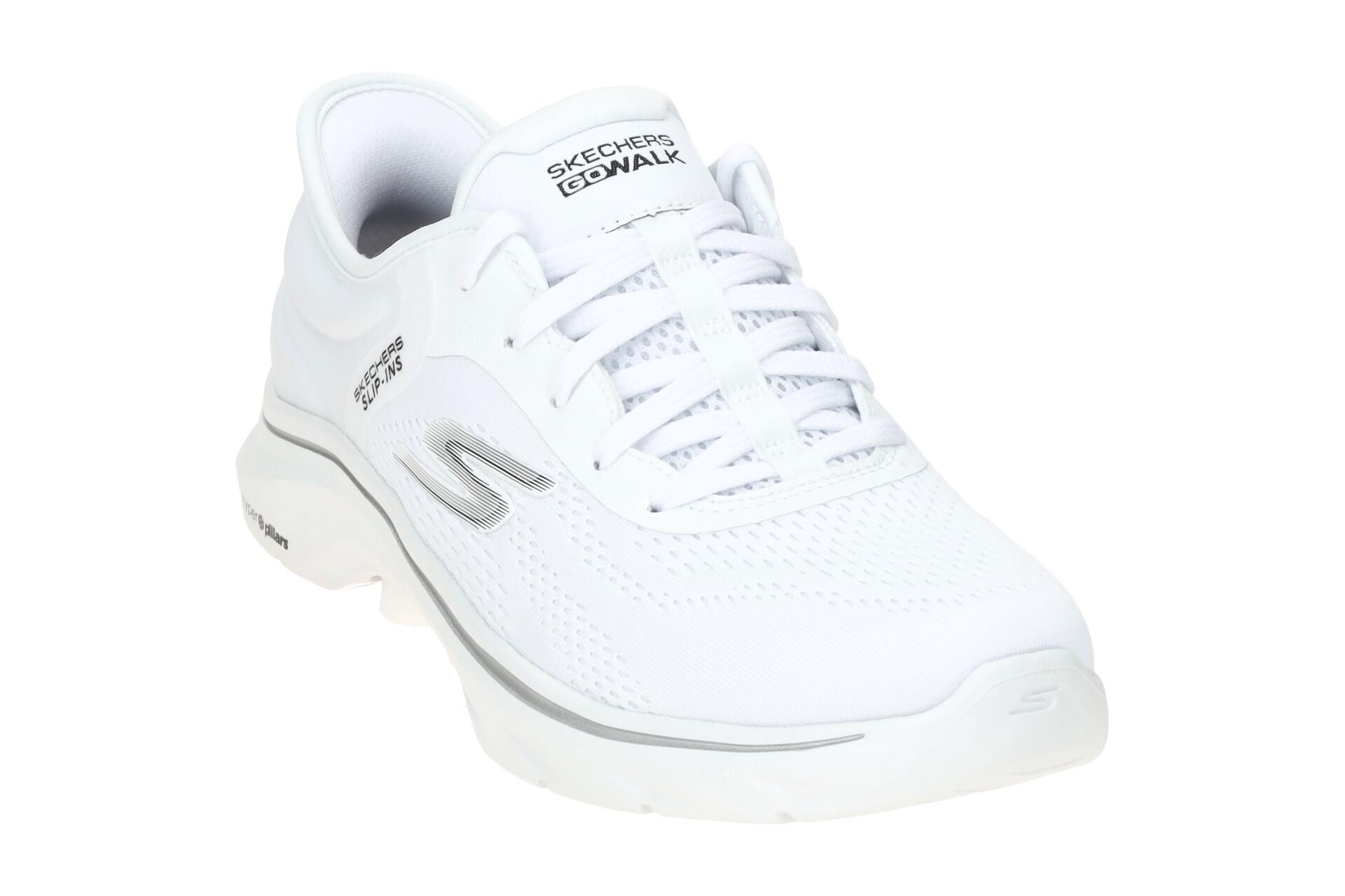 Skechers Go Walk 7 Schuhe weiß SLIP-INS 125233 3/7