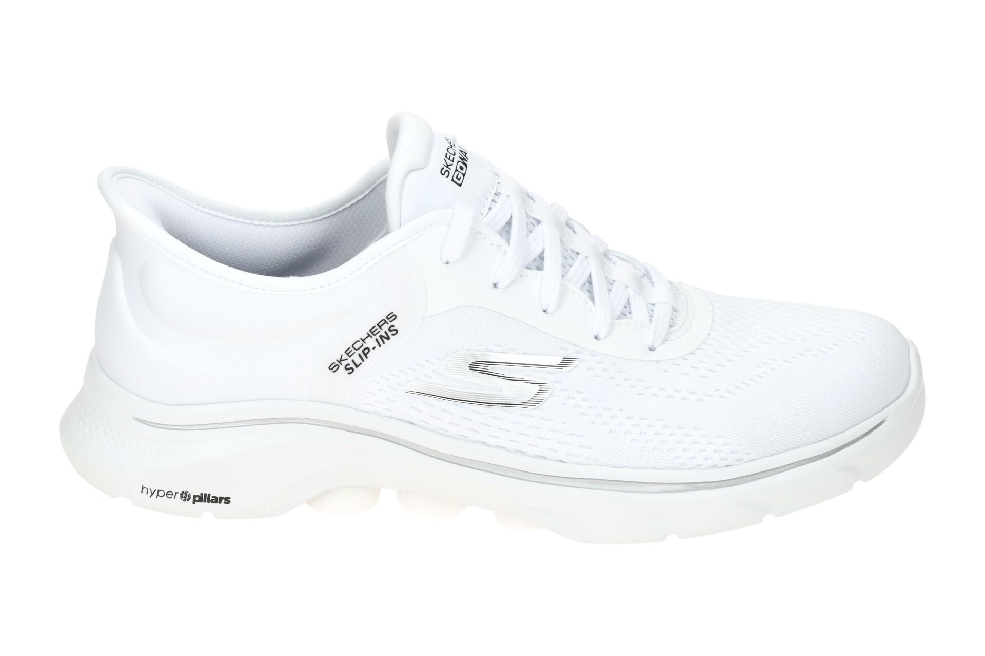 Skechers Go Walk 7 Schuhe weiß SLIP-INS 125233 2/7