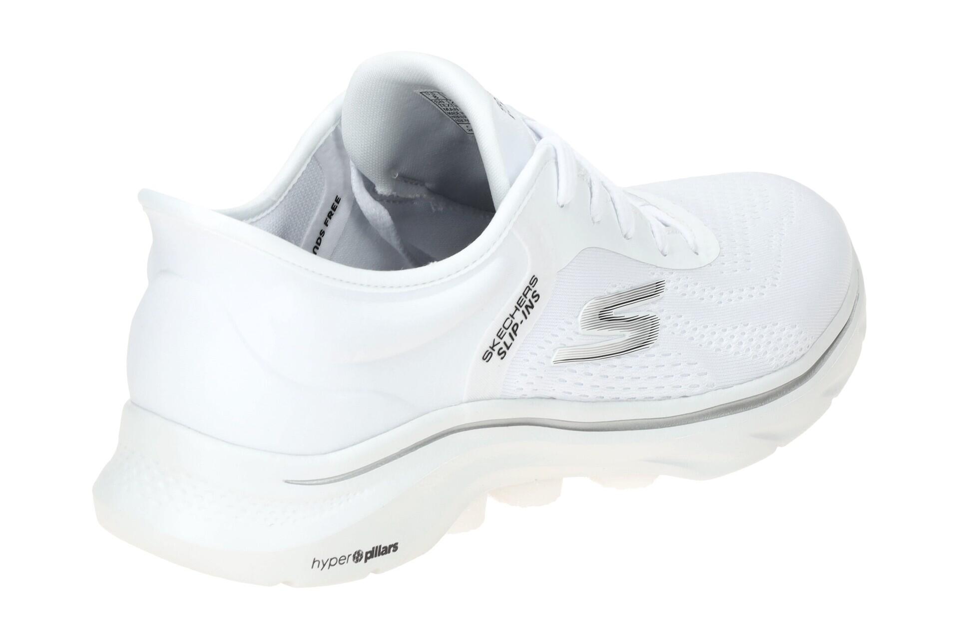 Skechers Go Walk 7 Schuhe weiß SLIP-INS 125233 4/7