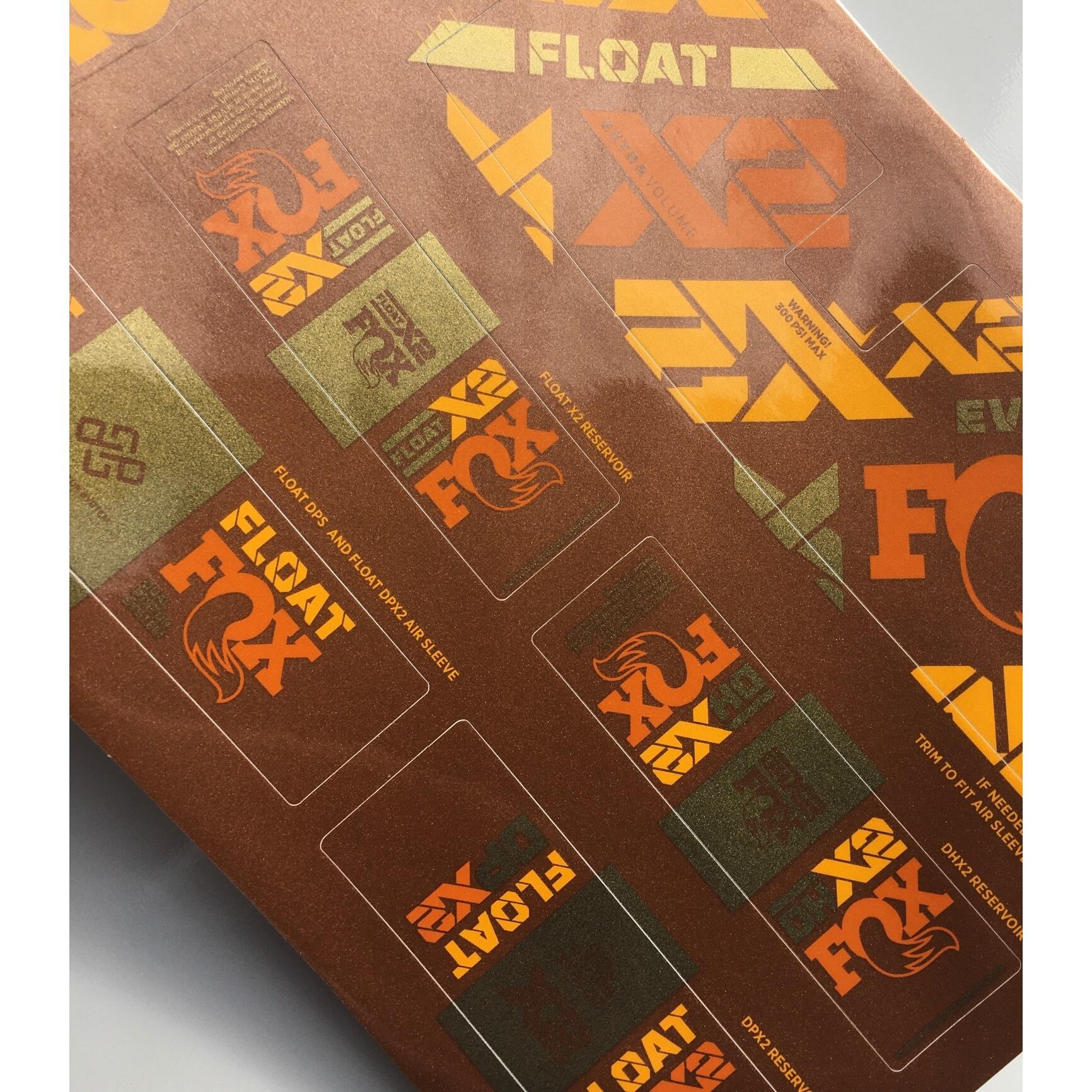 Root Beer Float Stickers, Shock Decal Blad Fox FOX Decal 2021 AM, 36, Factory 2/2