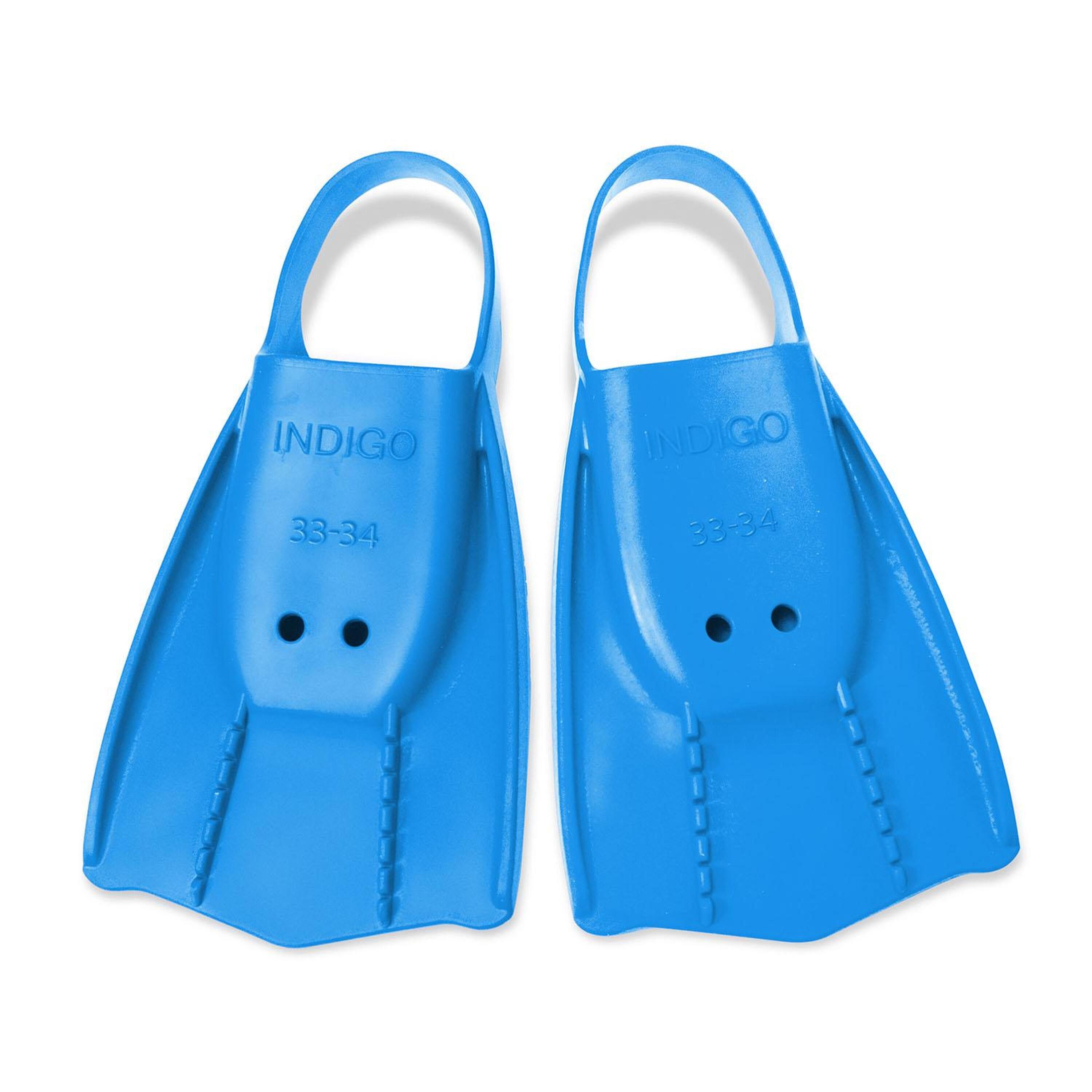 Aletas de Natación INDIGO de Talón Abierto para Entrenamiento Piscina y Snorkel 2/2