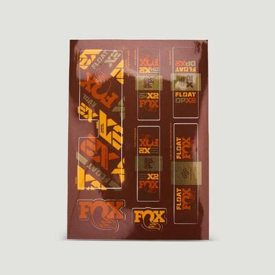 Adesivi Root Beer Float. Foglio Decalcomania Shock Fox FOX Decal 2021 AM. 36. Fa