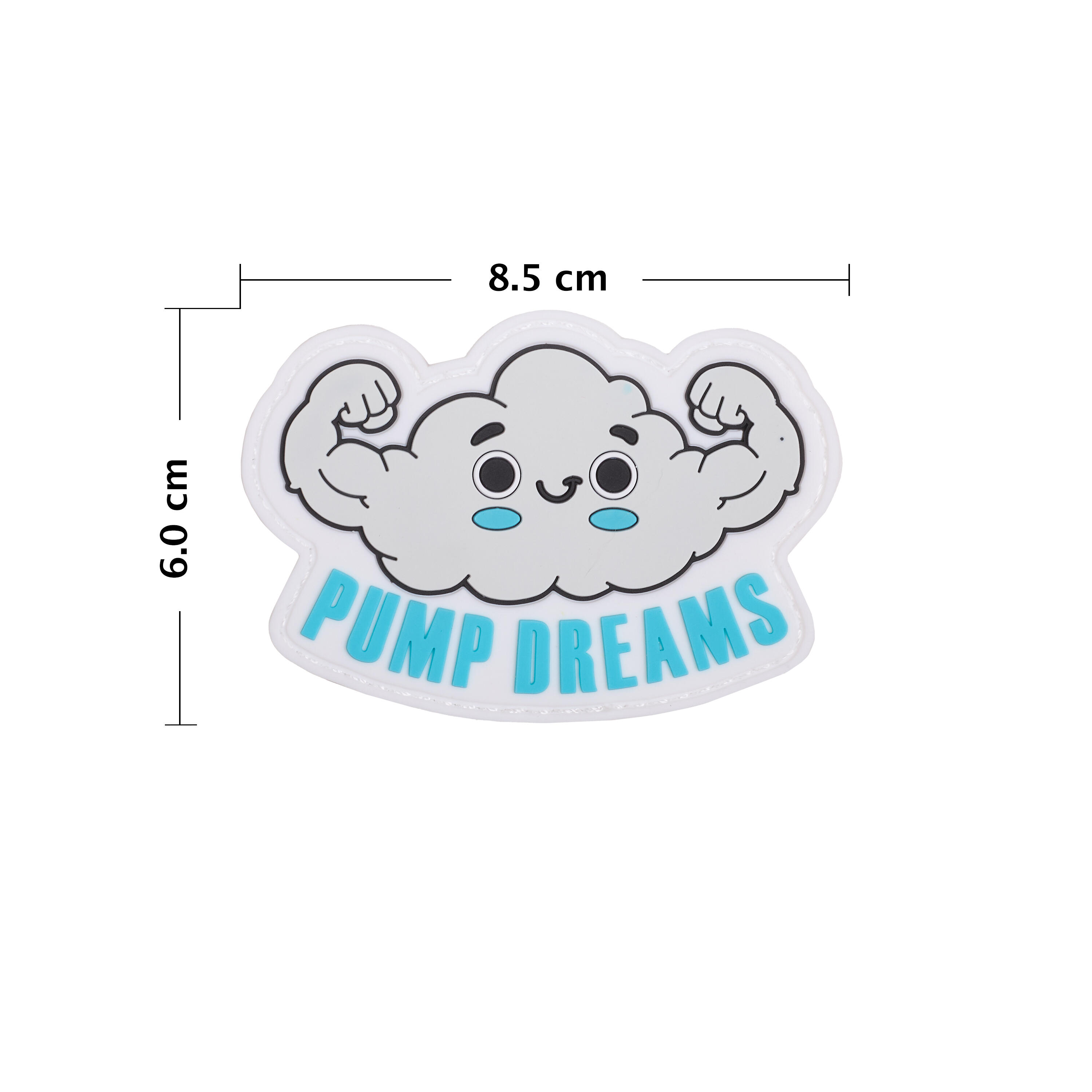 Parche Elitex Training Pump Dreams Pvc Velcro para Mochilas 3/4