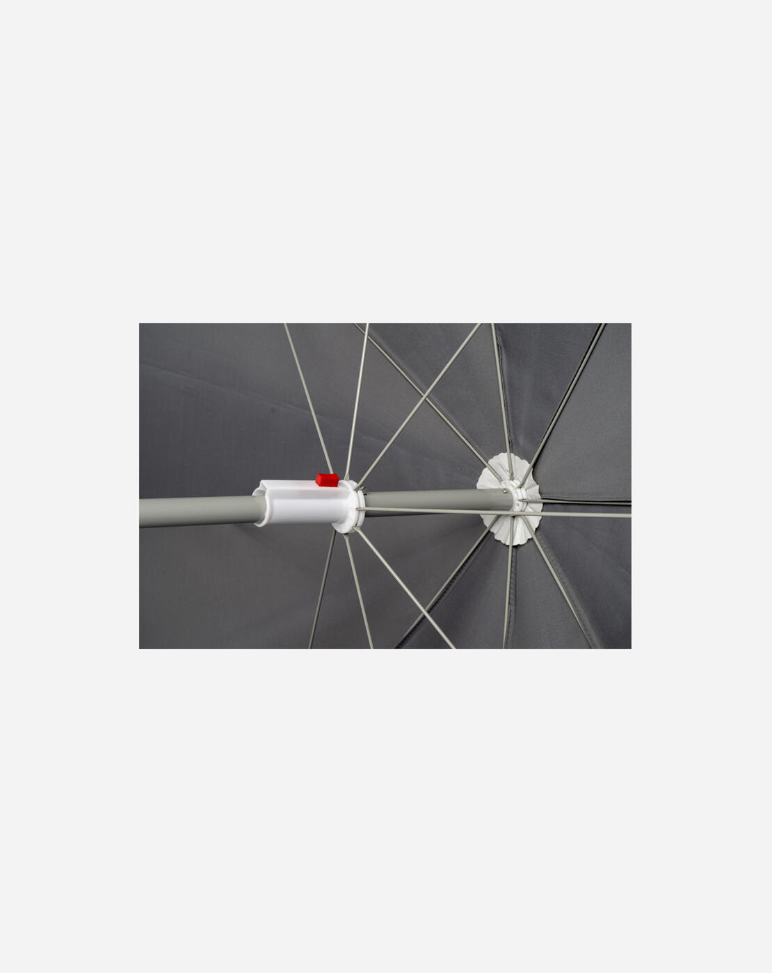 Sonnenschirm - Mit schwenkbarem Arm - Ø 200 cm - grau 6/7