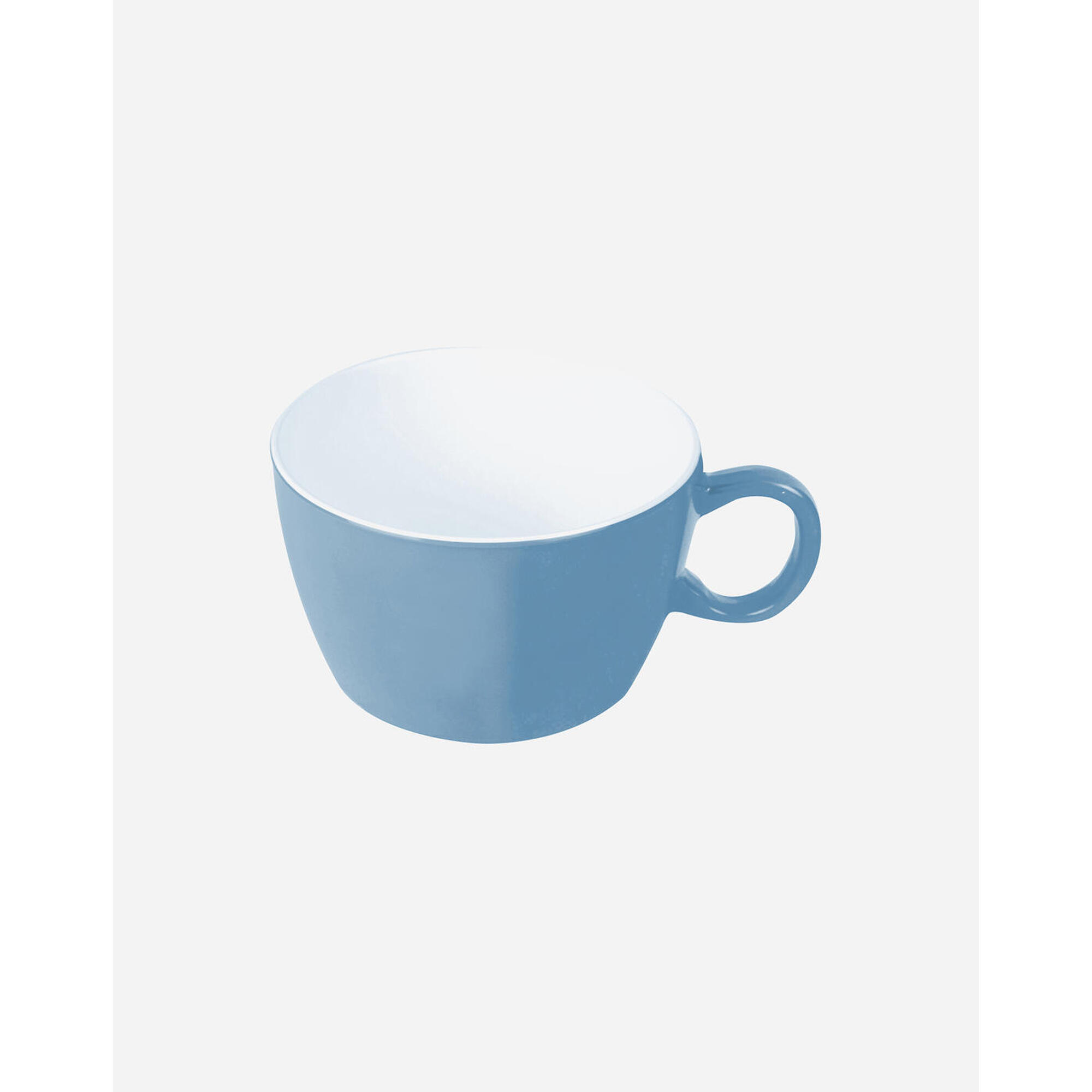 Bo-camp - Bo-camp - Bol À Soupe - Bicolore - Mélamine - 4 Pièces - Bleu - Assiette - Bleu - Taille Unique - Decathlon