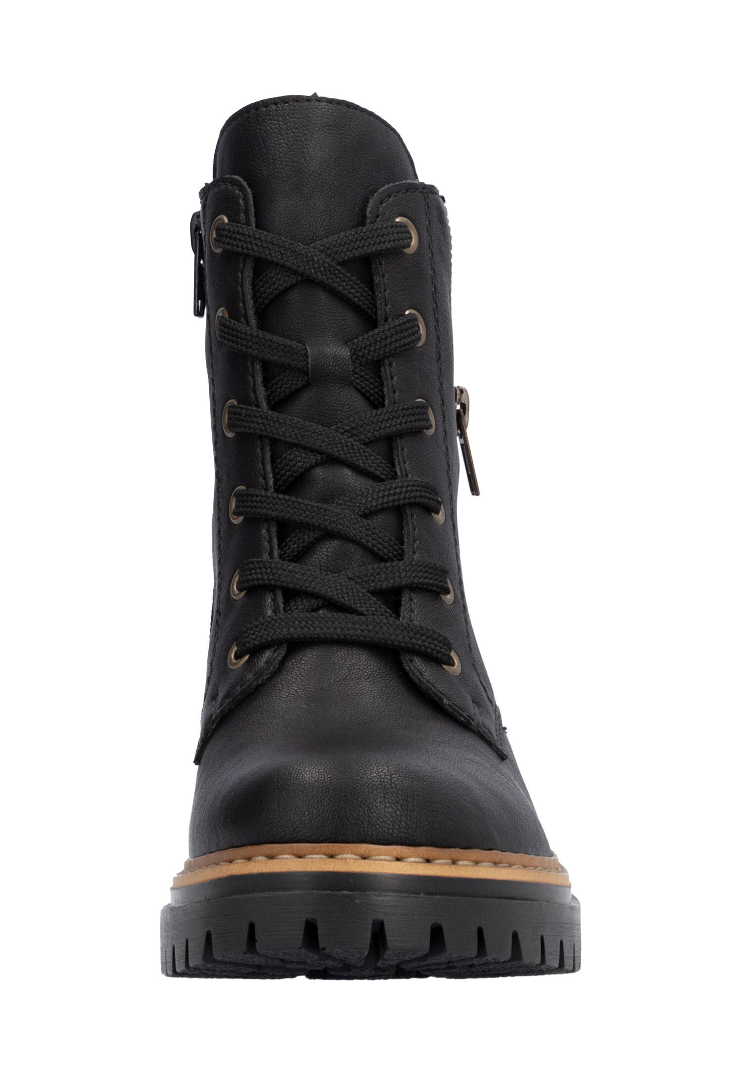 Rieker Damen Biker Boots Stiefelette Stiefel 72617-00 schwarz 6/7