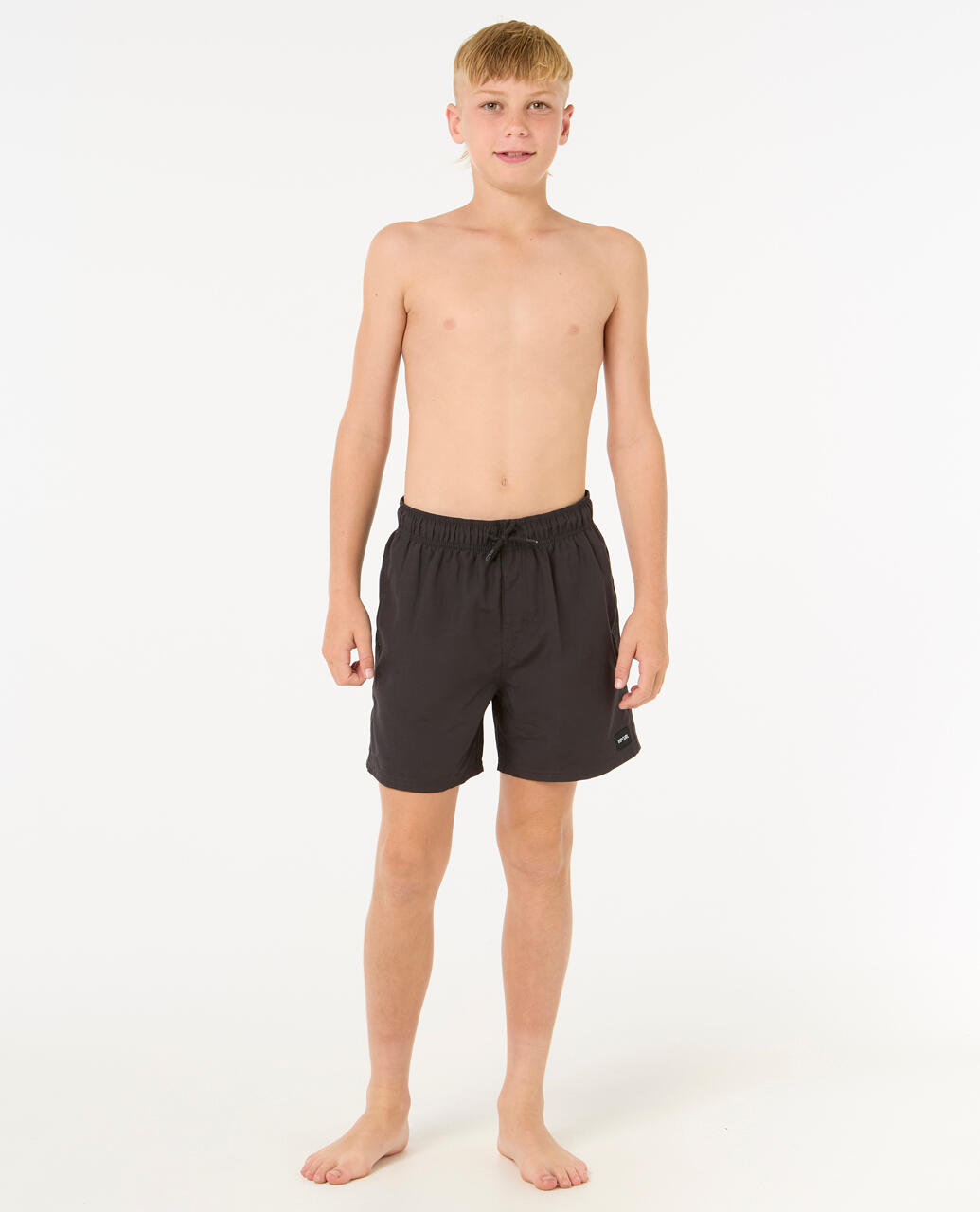 Pantalon corto para niños Rip curl Offset volley -boy en color negro 4/6