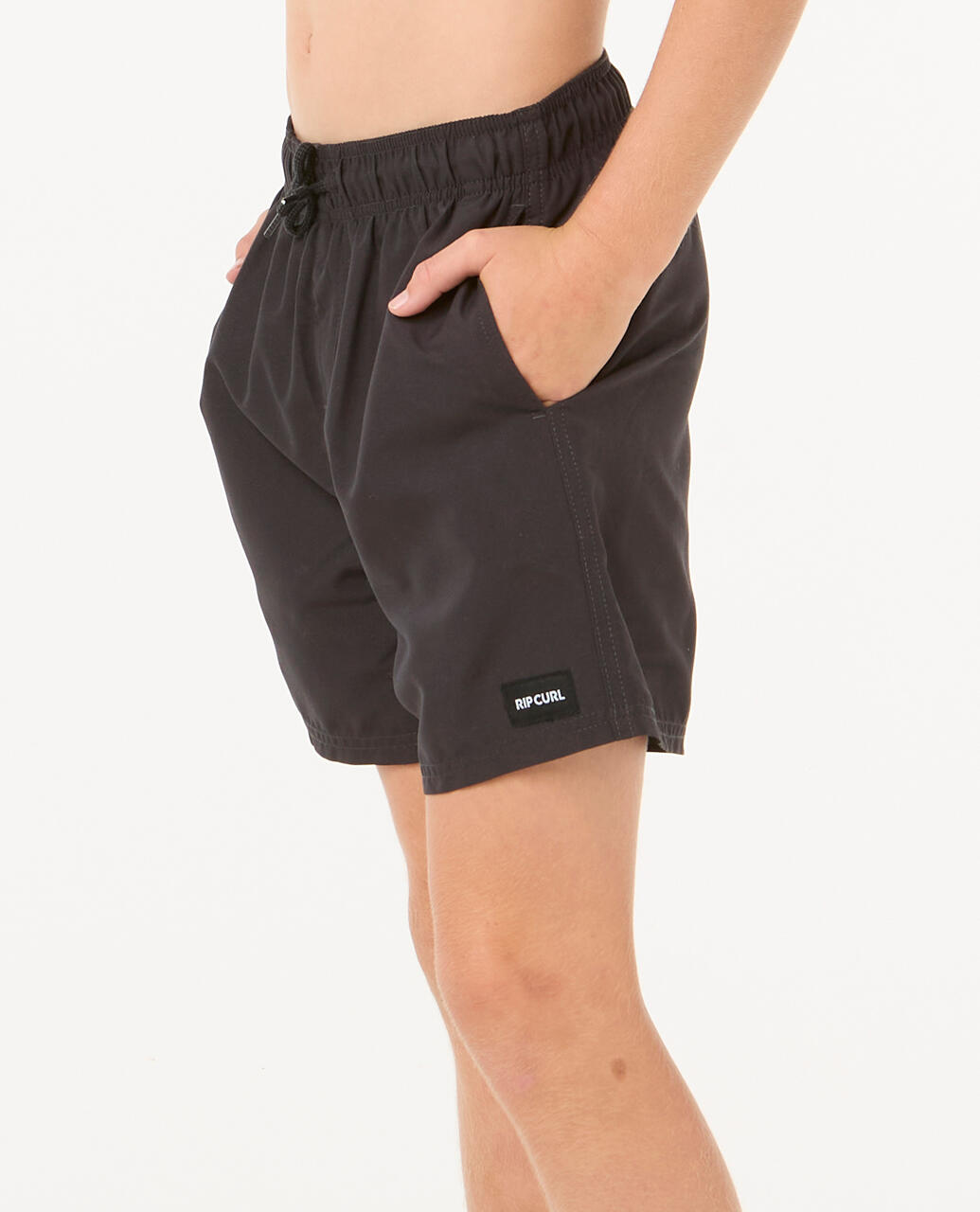 Pantalon corto para niños Rip curl Offset volley -boy en color negro 6/6