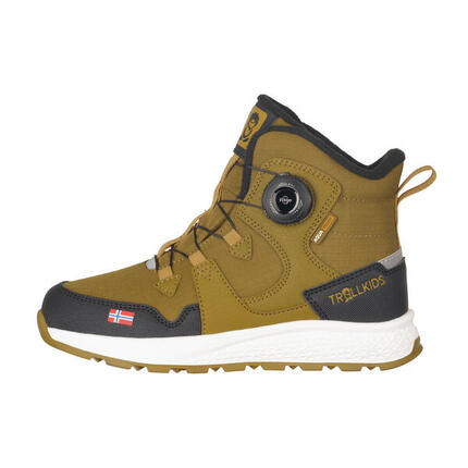 Kinder Winterschuhe Bergen Mid Cut Burgunderrot/Magenta