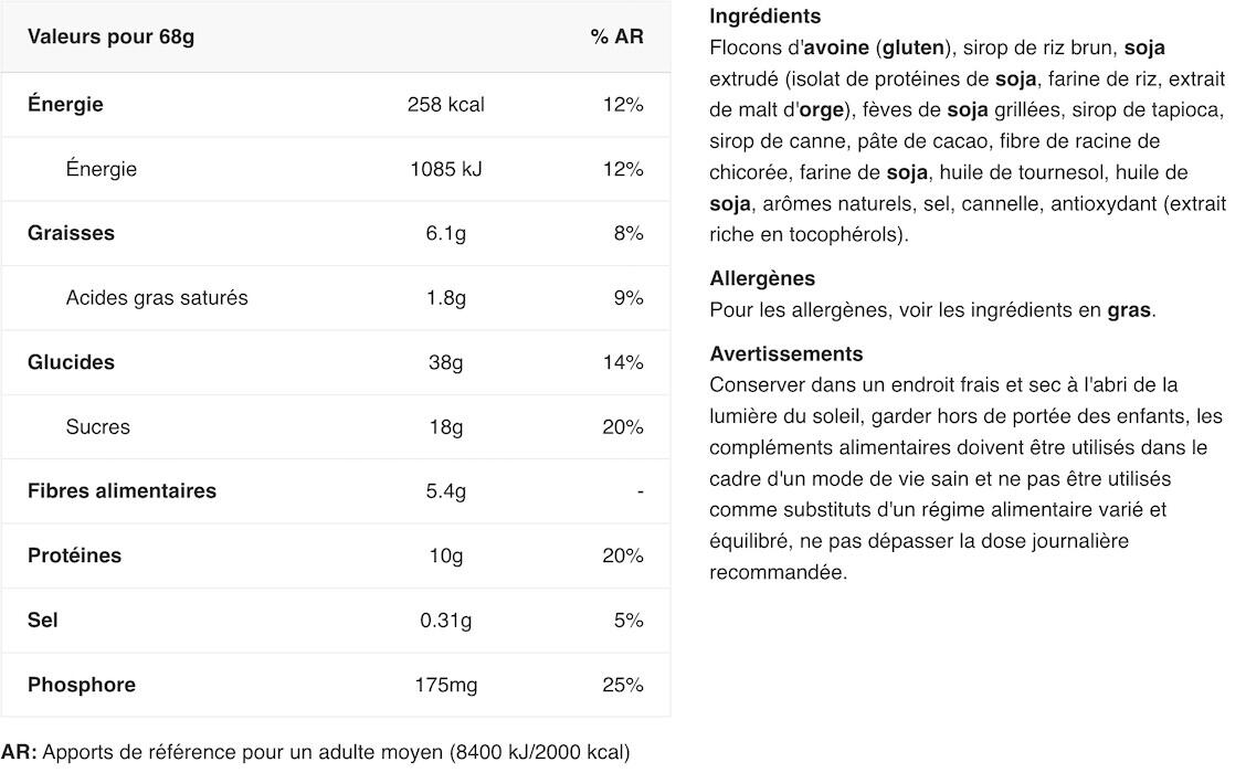Barres énergétiques - Clif Bar - Pépites de Chocolat 2/3