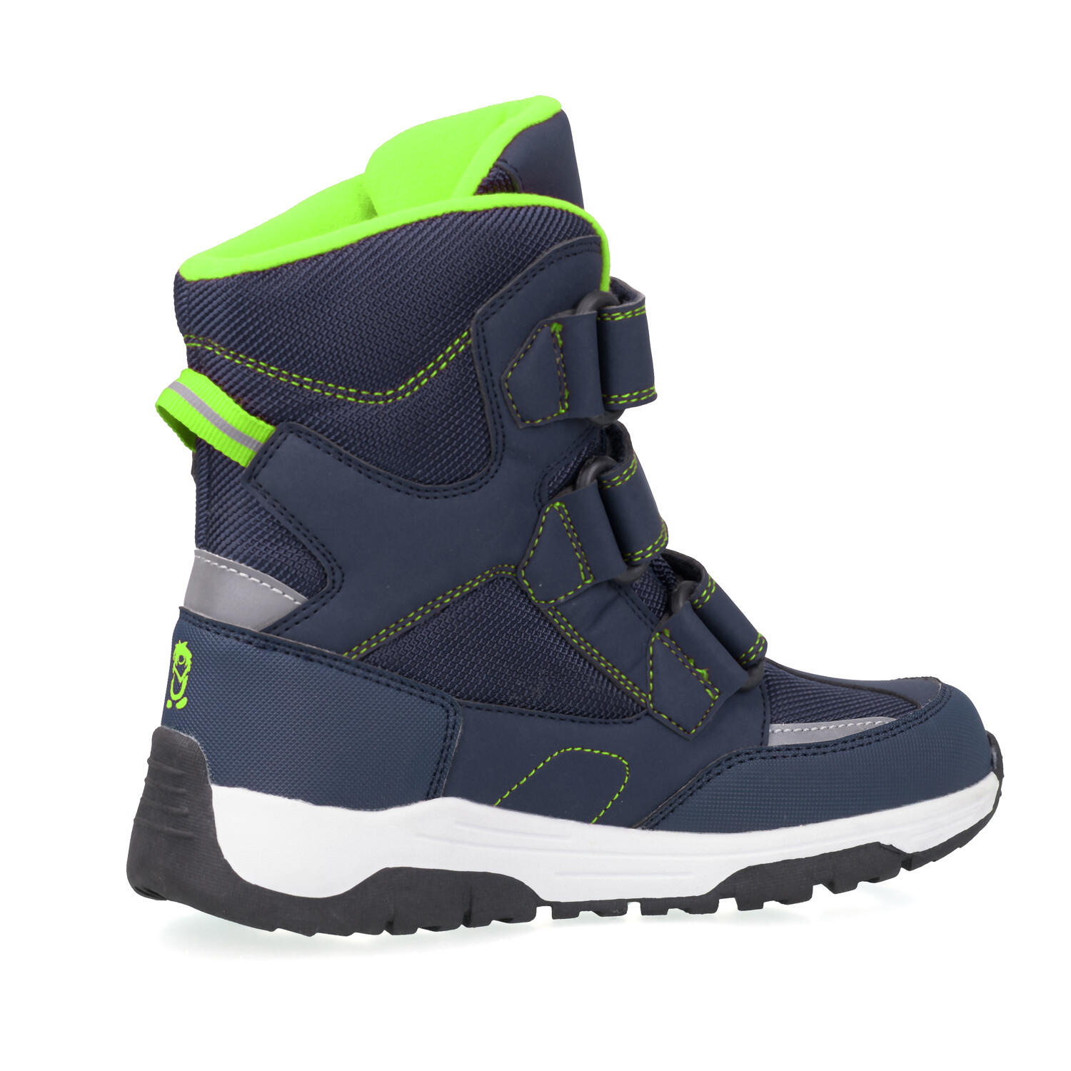 Enfants Chaussures d'hiver Lofoten bleu marine / vert vipère 4/5