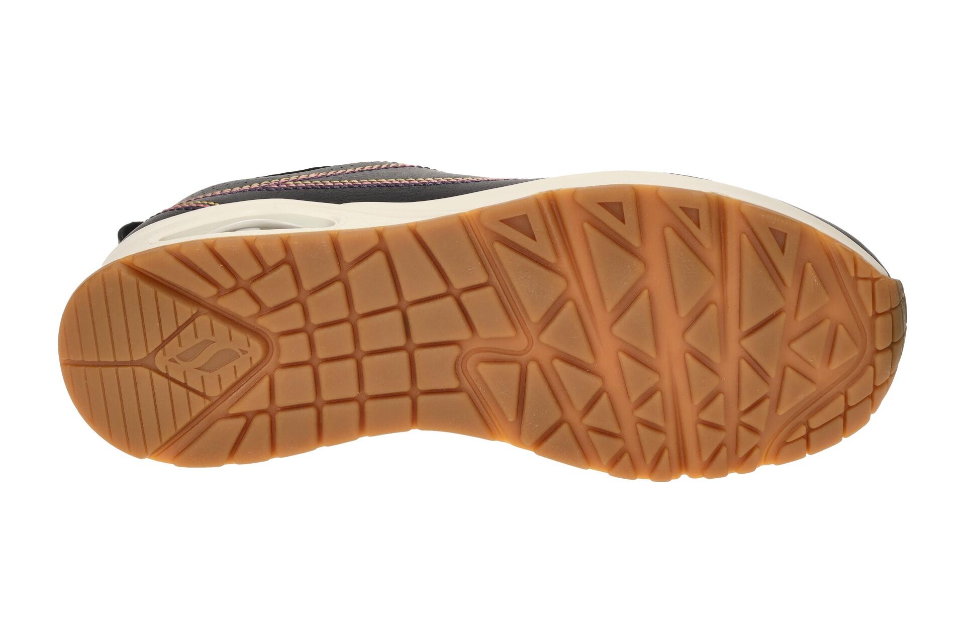 Skechers Uno Schuhe Sneakers schwarz bunte Nähte 177022 7/7