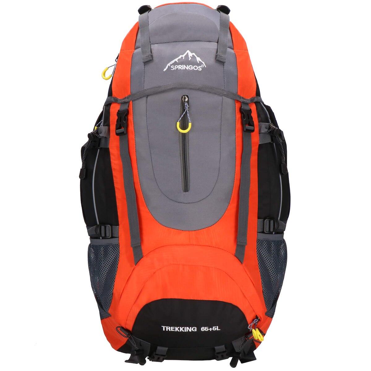 Plecak trekkingowy 65+5 L Springos z osłoną przeciwdeszczową