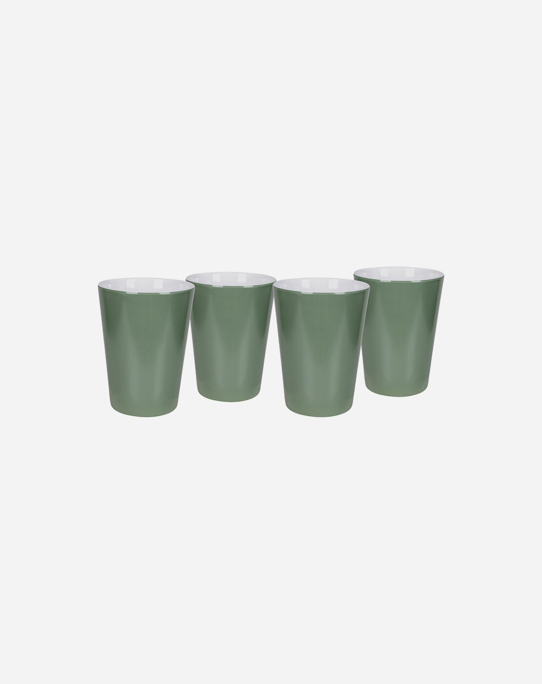 BO-CAMP Bo-Camp - Taza - Bicolor - 4 Piezas - Verde