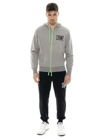 Survêtement homme Leone Boxing legend en coton non brossé avec capuche