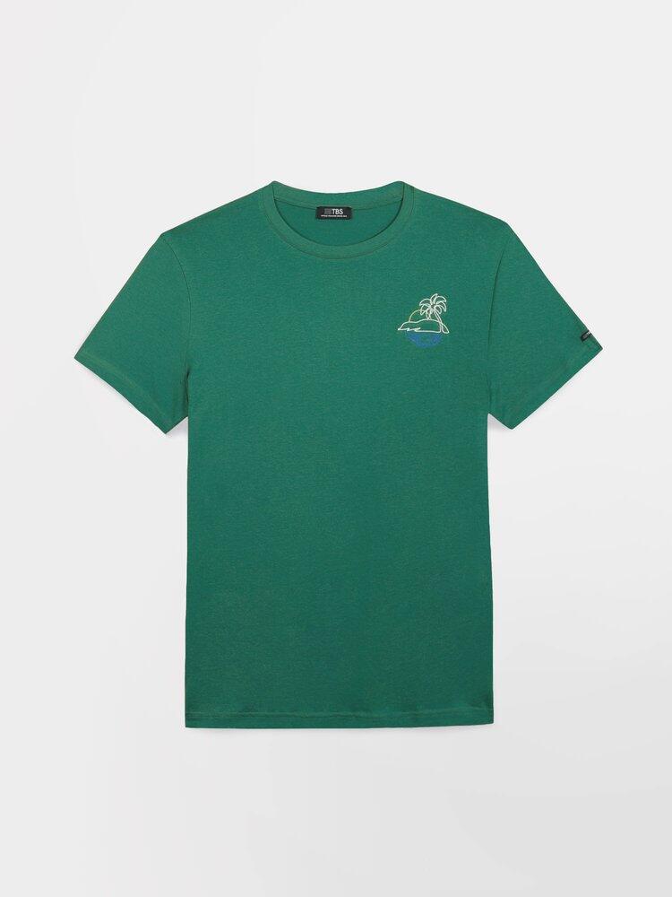 Camiseta Verde de Hombre TBS Sohan para SEO 4/5