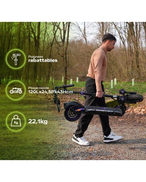 UrbanGlide ECROSS PRO BLUE 2 elektrische scooter 4/5