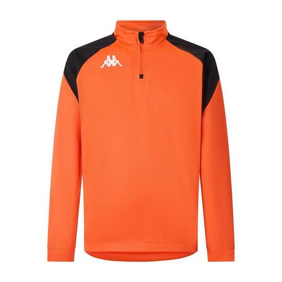 Sweatshirt manches longues homme Lovato orange