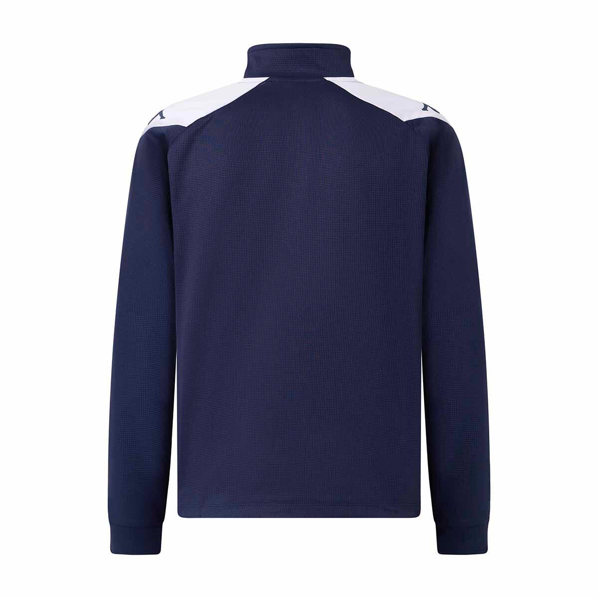 Felpa da uomo in poliestere riciclato blu da calcio 4/5