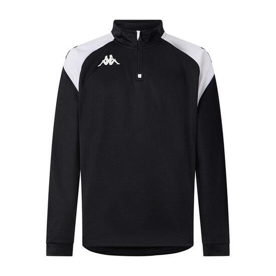 Sweatshirt manches longues garçon Lovato noir