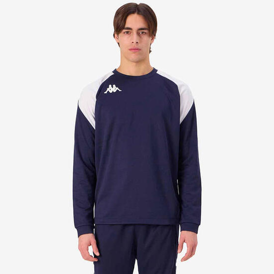 Sweatshirt manches longues homme Lido bleu