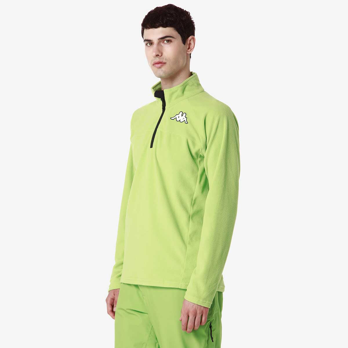Sweatshirt manches longues adulte 8Cento 818 vert 4/7