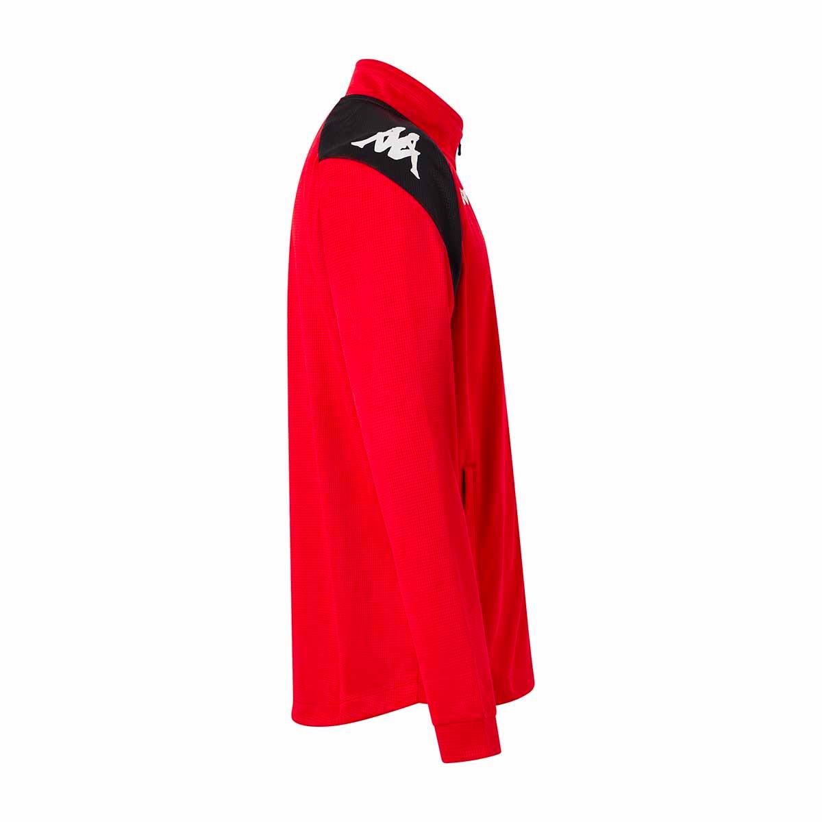 Sweatshirt manches longues garçon Lenno rouge 2/4