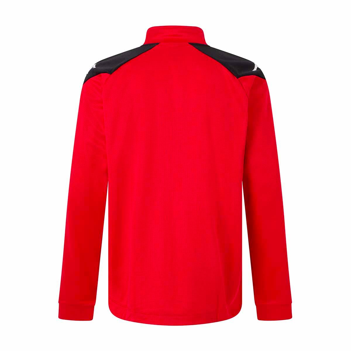 Sweatshirt manches longues garçon Lenno rouge 4/4