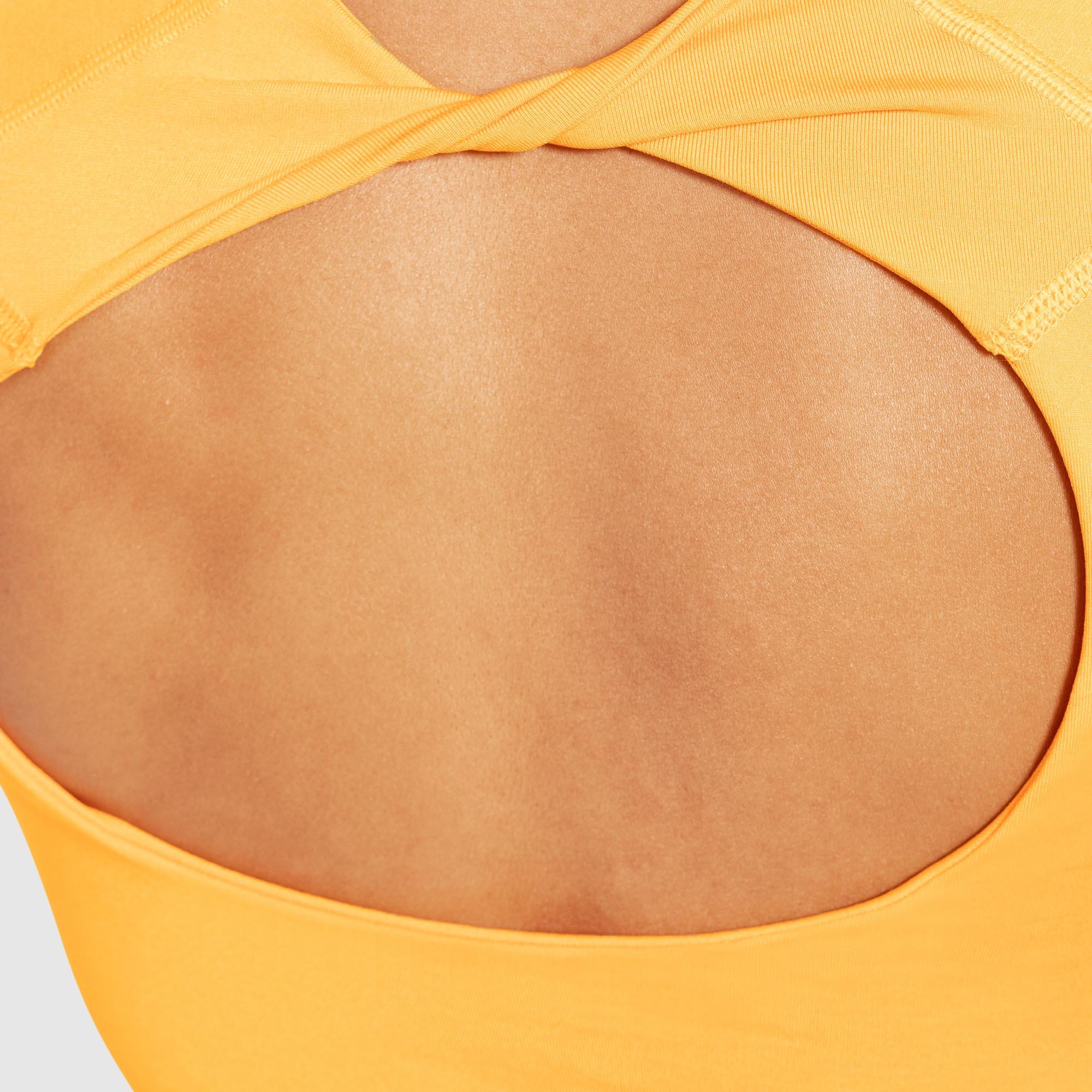 Damen Crop Longsleeve Bethy Orange 4/5