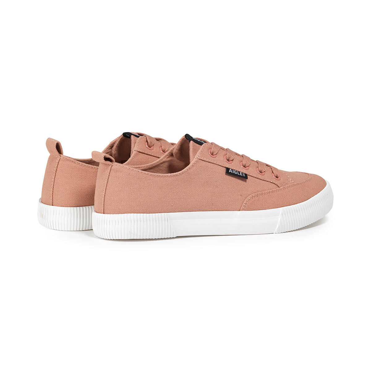 Basket basse en coton TAMARIX W Femme Rose pale 3/4
