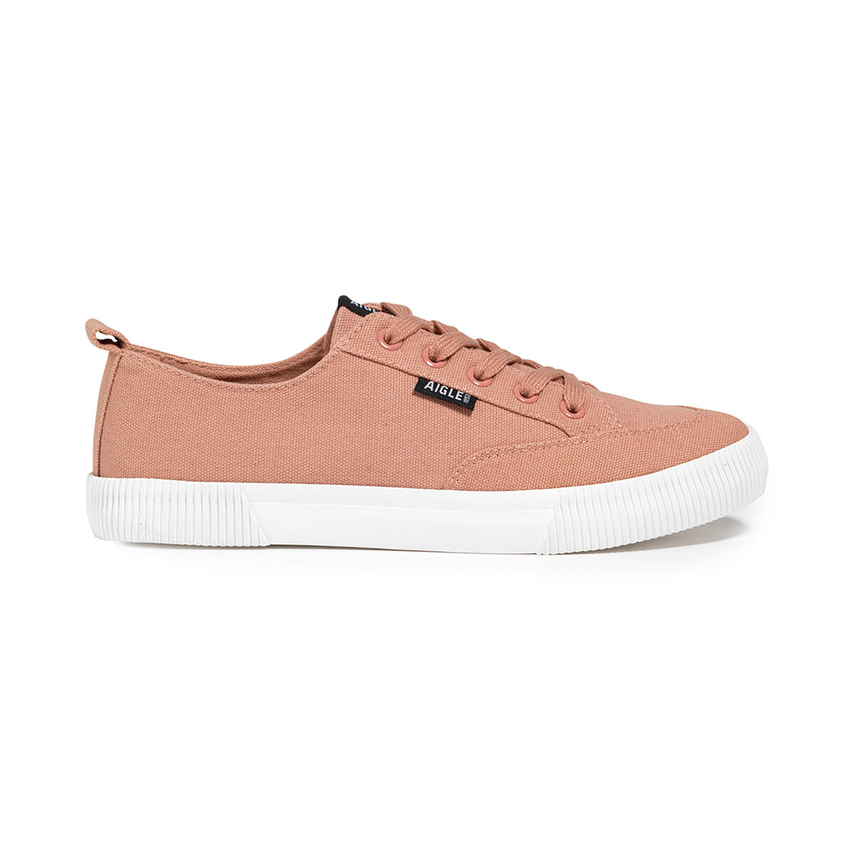 Basket basse en coton TAMARIX W Femme Rose pale 1/4