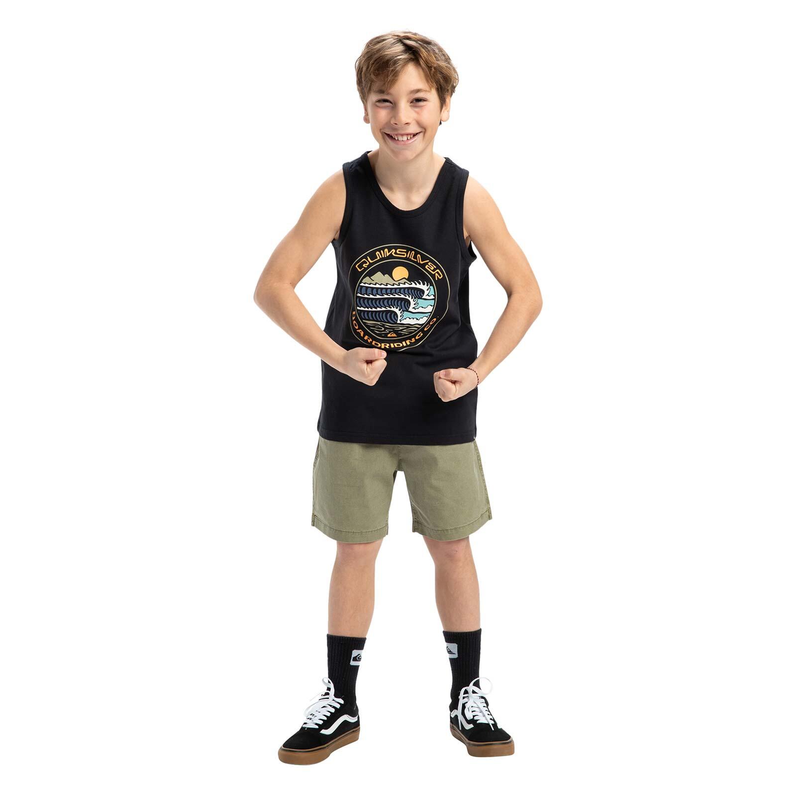 Muscle-Tanktop EV THREE SEAS Schwarz Junge 2/6