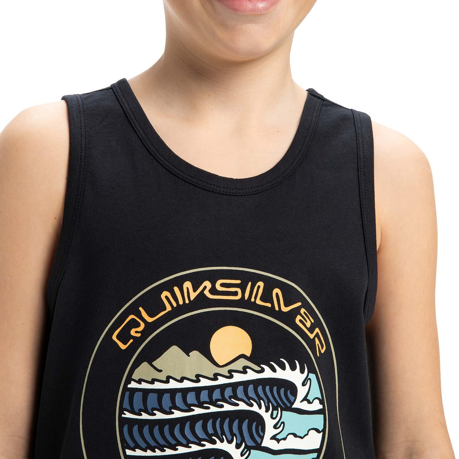 Muscle-Tanktop EV THREE SEAS Schwarz Junge 4/6