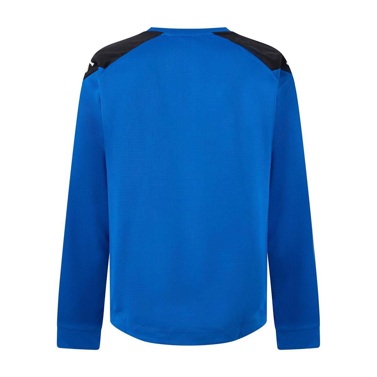 Sweatshirt manches longues garçon Lido bleu 4/4