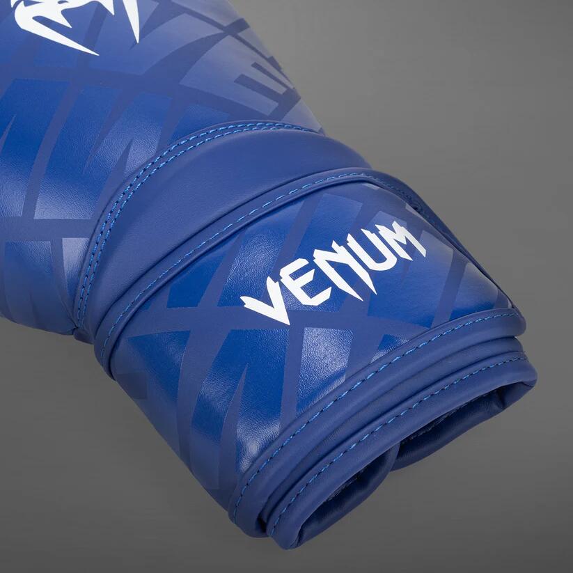 Guantes de boxeo Venum Contender 1.5 XT blancos y plateados 3/4