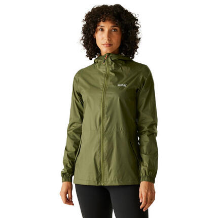 Veste Imperméable À Capuche PACK IT Femme (Vert Sarcelle)