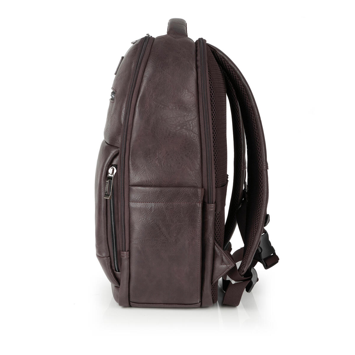 Mochila para portátil Gabol Command de piel sintética con acople para maleta 2/6