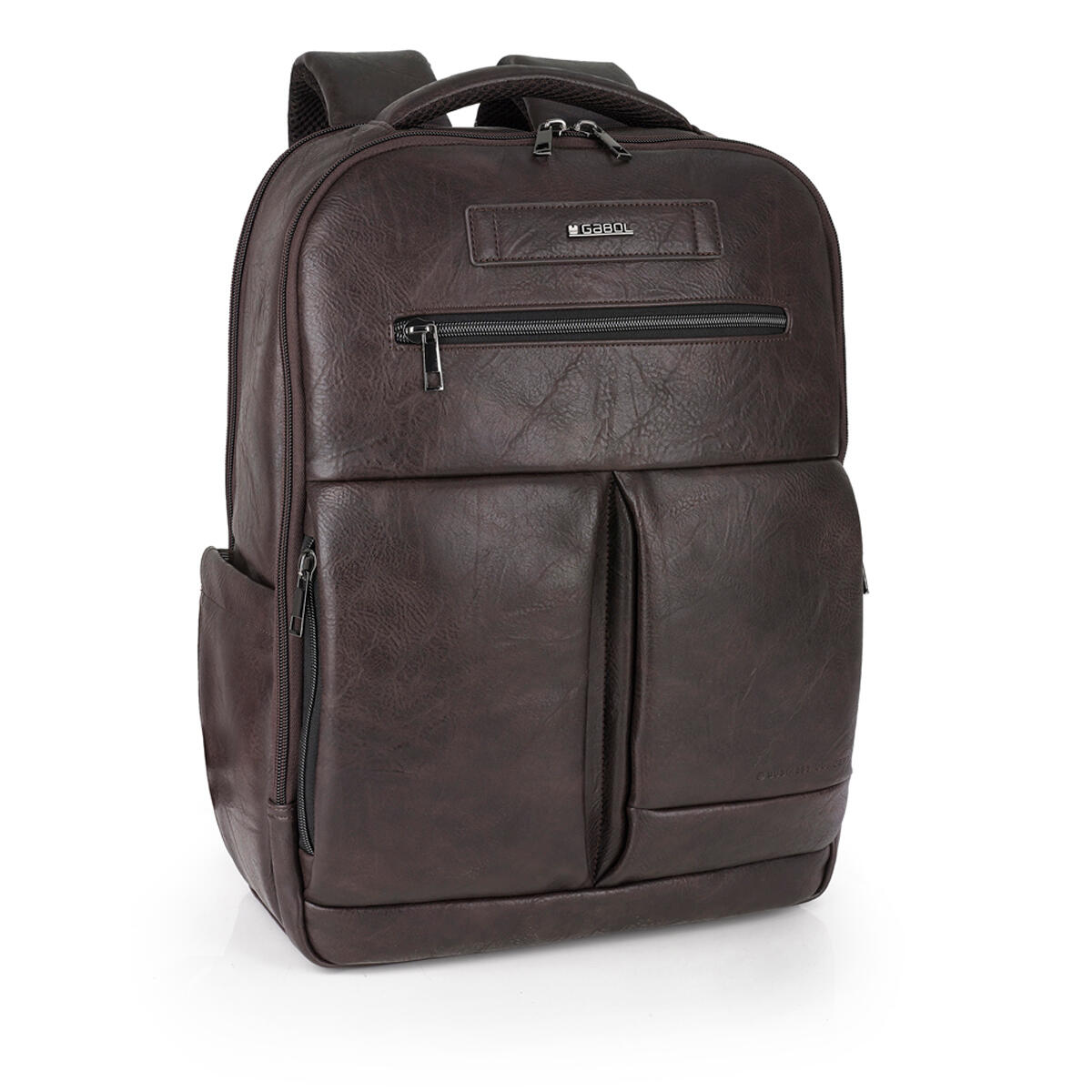 Mochila para portátil Gabol Command de piel sintética con acople para maleta 5/6