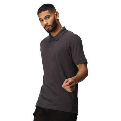 Professioneel heren klassiek 65/35 poloshirt met korte mouwen (marine)