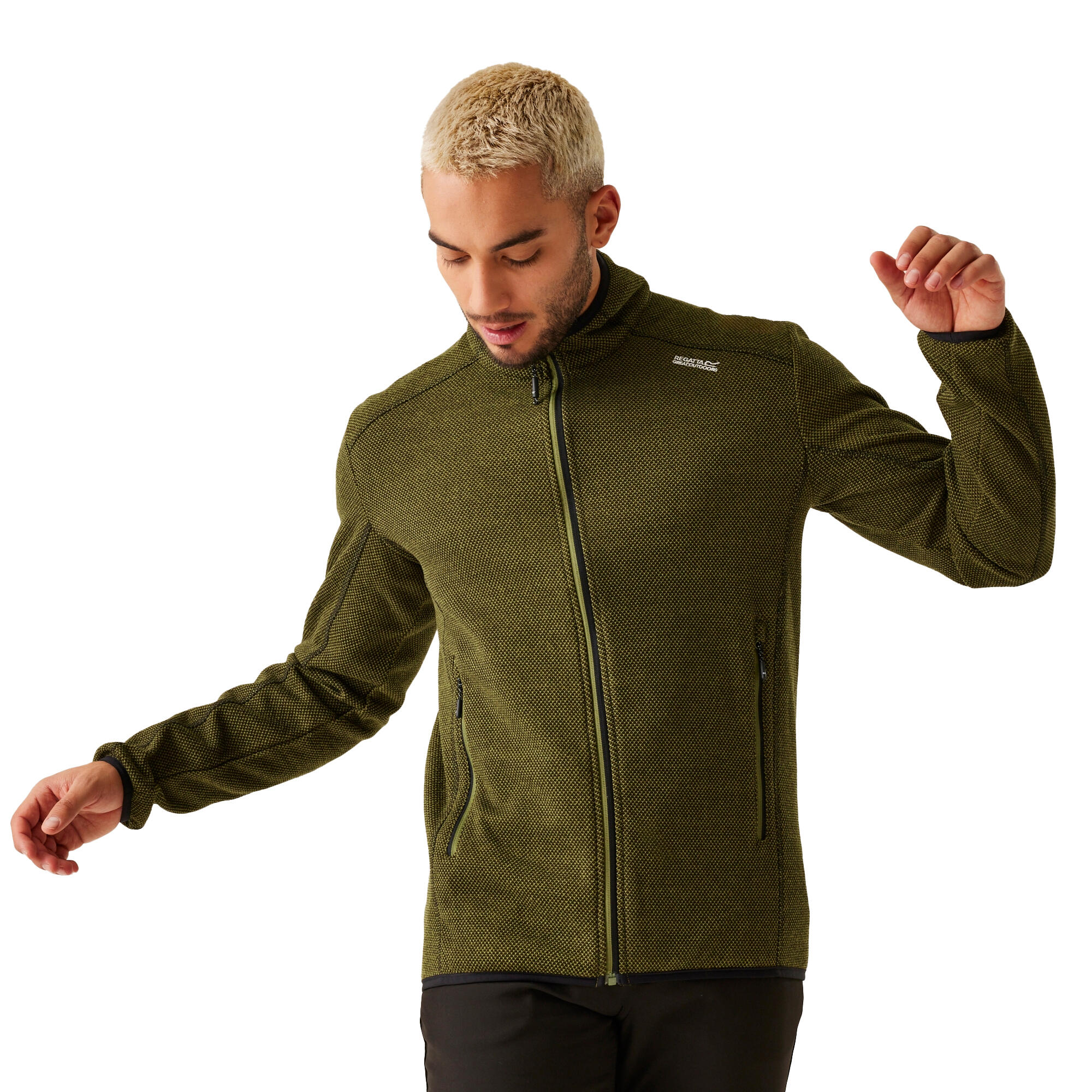 Great Outdoors  Heren Torrens Full Zip Fleece Vest (Nefrietgroen) 4/5