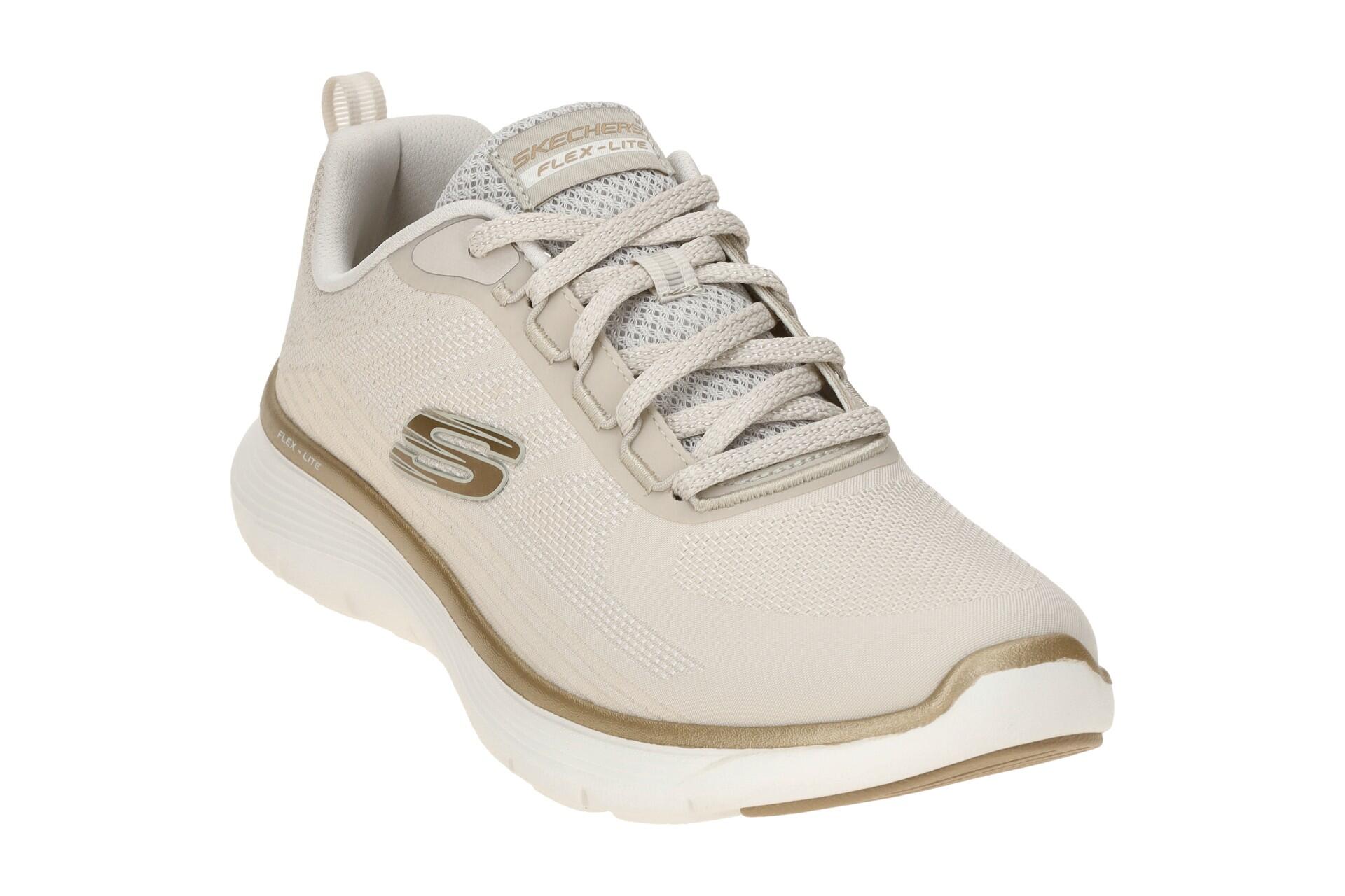 Skechers Flex Appeal Schuhe Sneaker beige gold 150217 3/7