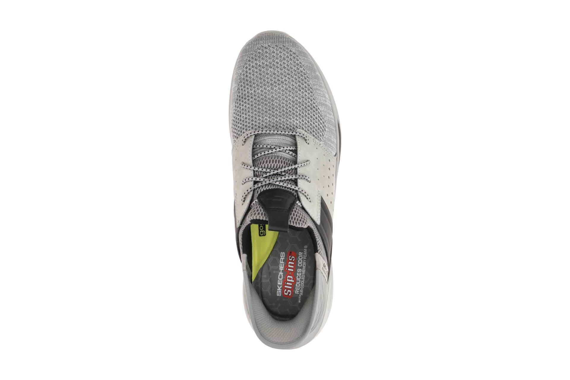 Skechers Slade Slipper Schuhe grau Slip-Ins 210811 6/7