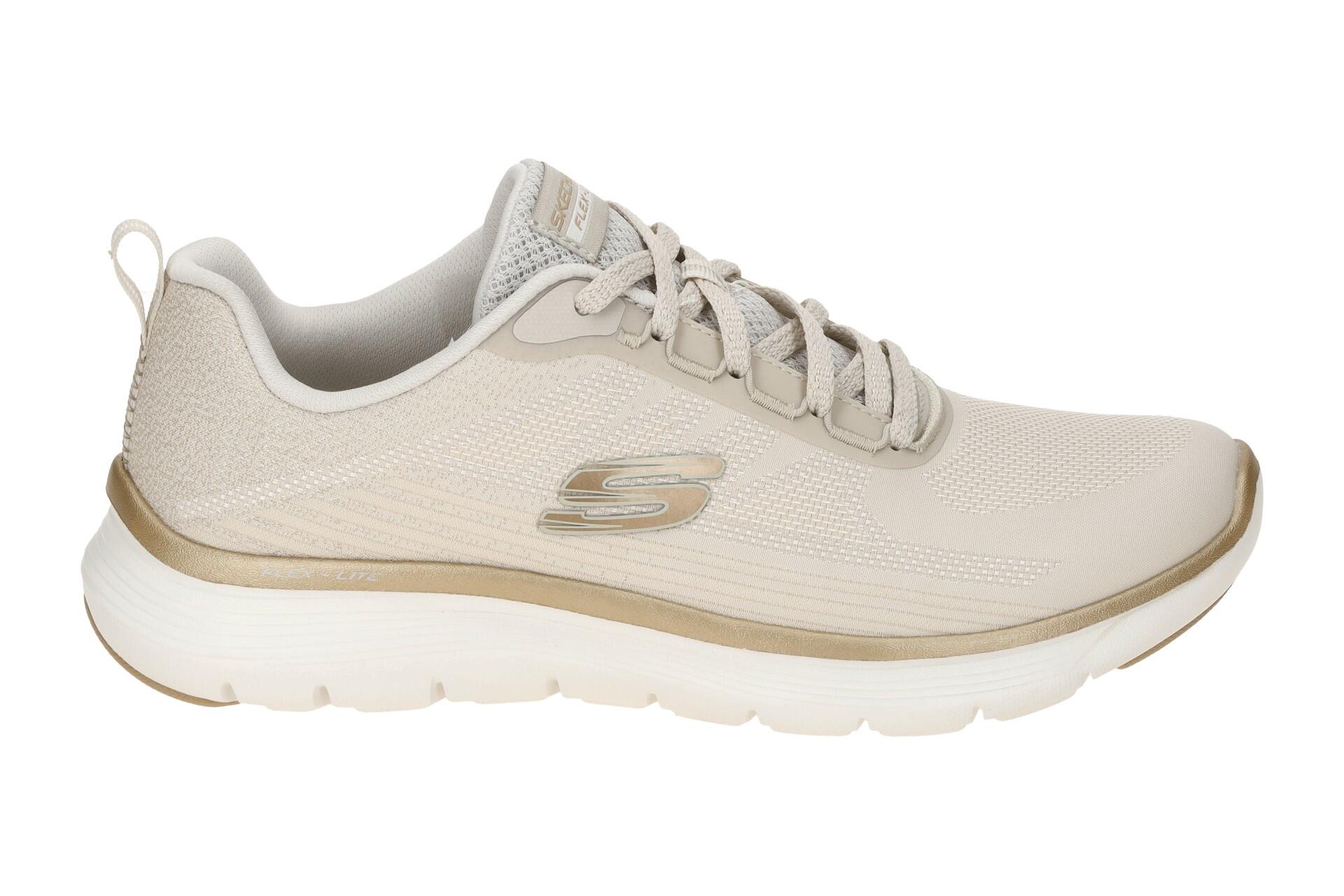 Skechers Flex Appeal Schuhe Sneaker beige gold 150217 2/7